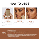 Waterproof Facial Foundation Concealer Stick Long-lasting Light Cream Texture Brightening Stick Makeup To Cover Facial Blemishes