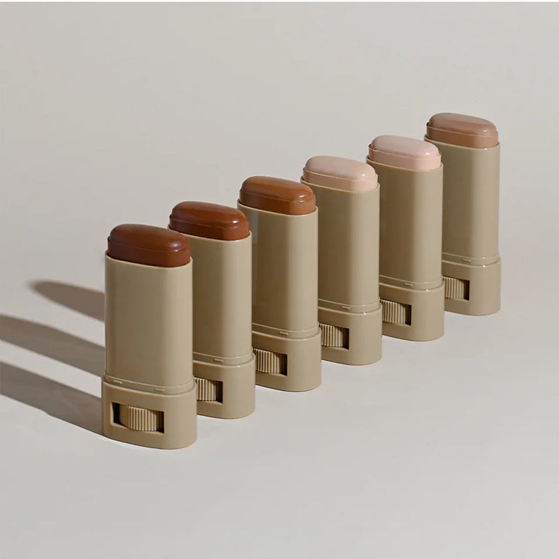 Waterproof Facial Foundation Concealer Stick Long-lasting Light Cream Texture Brightening Stick Makeup To Cover Facial Blemishes