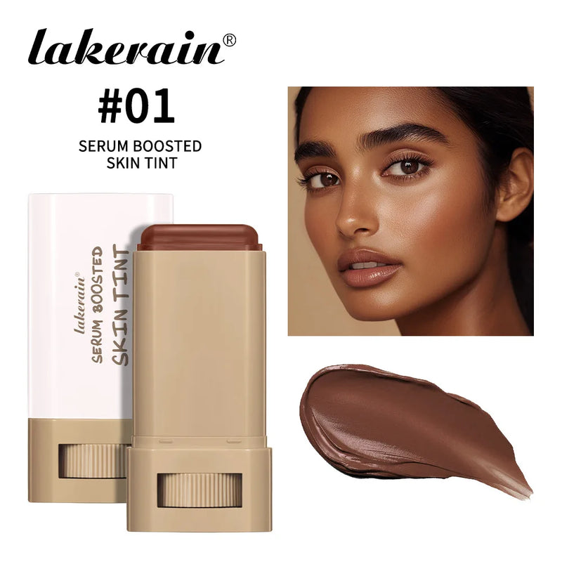 Waterproof Facial Foundation Concealer Stick Long-lasting Light Cream Texture Brightening Stick Makeup To Cover Facial Blemishes