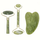 1/4pcs Jade Roller and Scraping Board, Face Roller Massager with Scraping Tool, Jade Massager, Suitable for Face and Neck - Mom