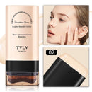 TVLV eraser foundation make-up stick 20g,with brush to brighten skin liquid foundation,non-marking,long-lasting makeup concealer