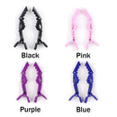 10Pcs Black Pink Blue Purple Professional Alligator Hair Clips,Hair Clips for Styling Sectioning Wide Teeth Double Hinged Design