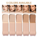 Multi-Use Foundation Stick Skin Tint Foundation Stick With Brush Makeup Matte Waterproof Thin and Cover Blemishes Makeup