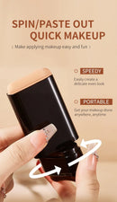 TVLV eraser foundation make-up stick 20g,with brush to brighten skin liquid foundation,non-marking,long-lasting makeup concealer