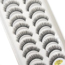 10 Pairs 3D Eyelash Natural Mink False Eyelashes Makeup Fake Eye Lashes Faux Cils Make up Beauty Tools maquillaje 15 Style