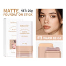 Multi-Use Foundation Stick Skin Tint Foundation Stick With Brush Makeup Matte Waterproof Thin and Cover Blemishes Makeup