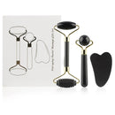 3-in-1 Jade Roller And Gua Sha Set,Roller With Eye Massager,Ridged Massager,Facial Tools For Skin Care Routine And Puffiness