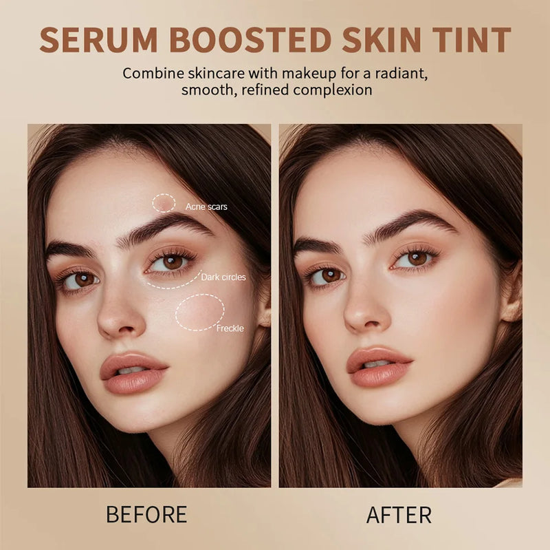 Waterproof Facial Foundation Concealer Stick Long-lasting Light Cream Texture Brightening Stick Makeup To Cover Facial Blemishes