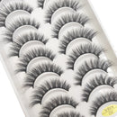 10 Pairs 3D Eyelash Natural Mink False Eyelashes Makeup Fake Eye Lashes Faux Cils Make up Beauty Tools maquillaje 15 Style