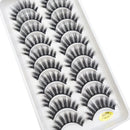 10 Pairs 3D Eyelash Natural Mink False Eyelashes Makeup Fake Eye Lashes Faux Cils Make up Beauty Tools maquillaje 15 Style