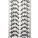 10 Pairs 3D Eyelash Natural Mink False Eyelashes Makeup Fake Eye Lashes Faux Cils Make up Beauty Tools maquillaje 15 Style