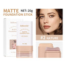 Multi-Use Foundation Stick Skin Tint Foundation Stick With Brush Makeup Matte Waterproof Thin and Cover Blemishes Makeup