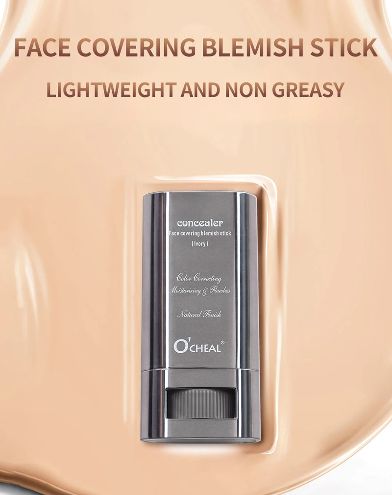Ocheal Face Foundation Contour Stick Long-wear Lightweight Brighten Stick  Face Concealer Blemish Contouring Beauty Makeup