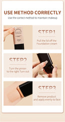 TVLV eraser foundation make-up stick 20g,with brush to brighten skin liquid foundation,non-marking,long-lasting makeup concealer