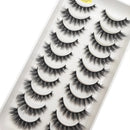 10 Pairs 3D Eyelash Natural Mink False Eyelashes Makeup Fake Eye Lashes Faux Cils Make up Beauty Tools maquillaje 15 Style