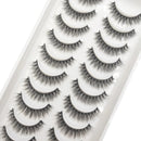 10 Pairs 3D Eyelash Natural Mink False Eyelashes Makeup Fake Eye Lashes Faux Cils Make up Beauty Tools maquillaje 15 Style