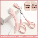 Eyebrow Trimmer Set, Curved Eyebrow Razor, Eyebrow Scissors With Comb, Convenient Easy Beauty Tools For Beginners