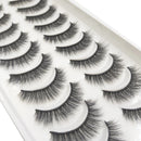 10 Pairs 3D Eyelash Natural Mink False Eyelashes Makeup Fake Eye Lashes Faux Cils Make up Beauty Tools maquillaje 15 Style