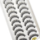 10 Pairs 3D Eyelash Natural Mink False Eyelashes Makeup Fake Eye Lashes Faux Cils Make up Beauty Tools maquillaje 15 Style