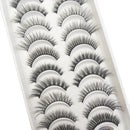 10 Pairs 3D Eyelash Natural Mink False Eyelashes Makeup Fake Eye Lashes Faux Cils Make up Beauty Tools maquillaje 15 Style