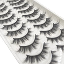 10 Pairs 3D Eyelash Natural Mink False Eyelashes Makeup Fake Eye Lashes Faux Cils Make up Beauty Tools maquillaje 15 Style