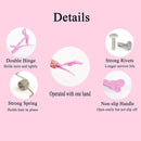 10Pcs Black Pink Blue Purple Professional Alligator Hair Clips,Hair Clips for Styling Sectioning Wide Teeth Double Hinged Design