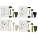 3-in-1 Jade Roller And Gua Sha Set,Roller With Eye Massager,Ridged Massager,Facial Tools For Skin Care Routine And Puffiness