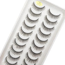 10 Pairs 3D Eyelash Natural Mink False Eyelashes Makeup Fake Eye Lashes Faux Cils Make up Beauty Tools maquillaje 15 Style