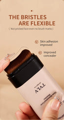 TVLV eraser foundation make-up stick 20g,with brush to brighten skin liquid foundation,non-marking,long-lasting makeup concealer