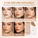 Multi-Use Foundation Stick Skin Tint Foundation Stick With Brush Makeup Matte Waterproof Thin and Cover Blemishes Makeup
