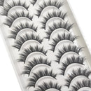 10 Pairs 3D Eyelash Natural Mink False Eyelashes Makeup Fake Eye Lashes Faux Cils Make up Beauty Tools maquillaje 15 Style