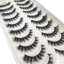 10 Pairs 3D Eyelash Natural Mink False Eyelashes Makeup Fake Eye Lashes Faux Cils Make up Beauty Tools maquillaje 15 Style
