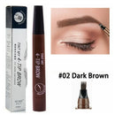 4 Point Eyebrow Pencil 4 Prong Tip Eyebrow Pen 4 Fork Eyebrow Pencil Waterproof Liquid Eyebrow Pencil Long Lasting Like Real