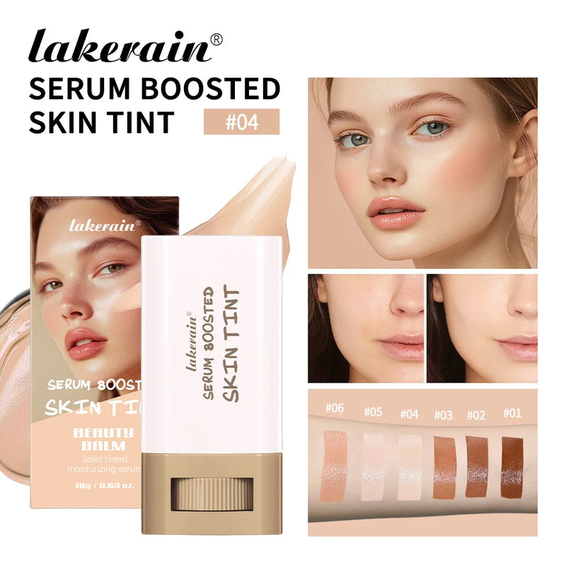 Waterproof Facial Foundation Concealer Stick Long-lasting Light Cream Texture Brightening Stick Makeup To Cover Facial Blemishes