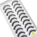 10 Pairs 3D Eyelash Natural Mink False Eyelashes Makeup Fake Eye Lashes Faux Cils Make up Beauty Tools maquillaje 15 Style