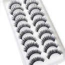 10 Pairs 3D Eyelash Natural Mink False Eyelashes Makeup Fake Eye Lashes Faux Cils Make up Beauty Tools maquillaje 15 Style