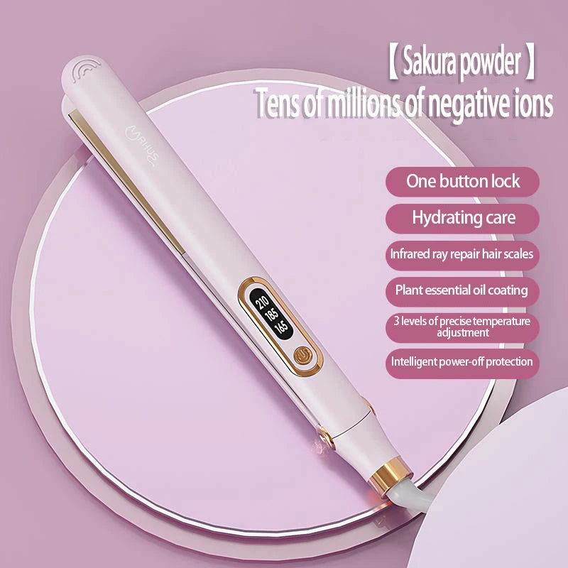 Women's Curler Hair Straightener 2-in-1 Professional Negative Ion Essential Oil Hair Care Hairdressing Tool For Xiaomi Hair Iron