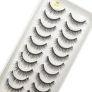 10 Pairs 3D Eyelash Natural Mink False Eyelashes Makeup Fake Eye Lashes Faux Cils Make up Beauty Tools maquillaje 15 Style