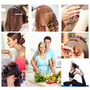 10Pcs Black Pink Blue Purple Professional Alligator Hair Clips,Hair Clips for Styling Sectioning Wide Teeth Double Hinged Design