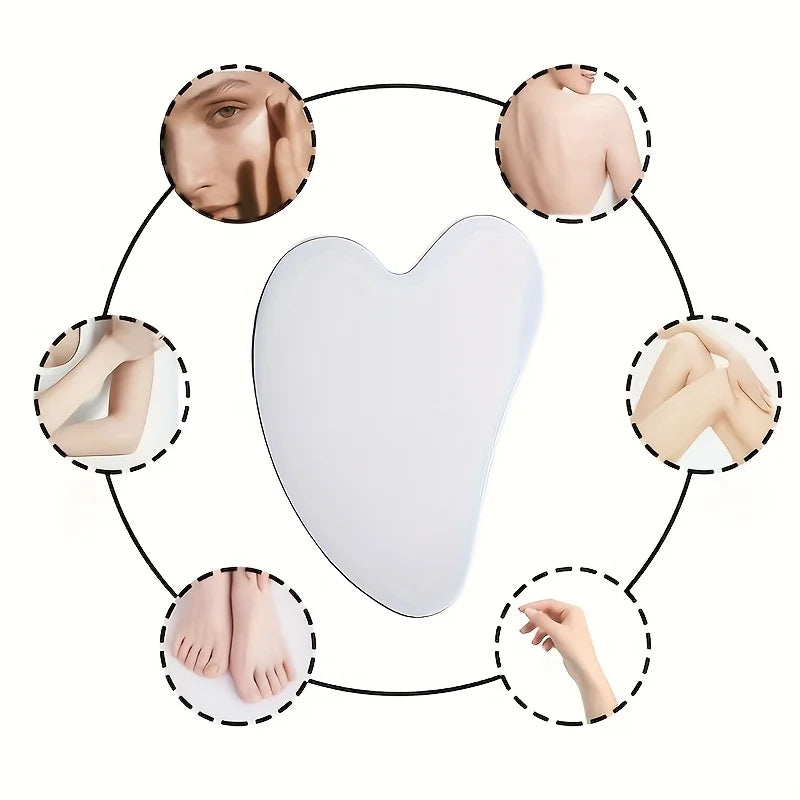 1/4pcs Jade Roller and Scraping Board, Face Roller Massager with Scraping Tool, Jade Massager, Suitable for Face and Neck - Mom