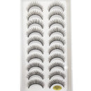 10 Pairs 3D Eyelash Natural Mink False Eyelashes Makeup Fake Eye Lashes Faux Cils Make up Beauty Tools maquillaje 15 Style