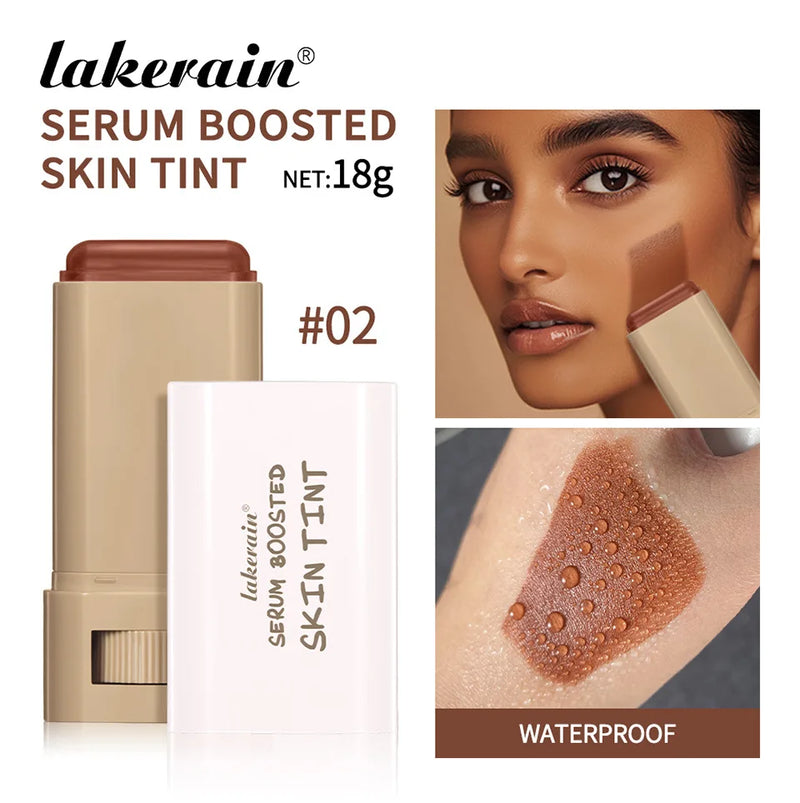 Waterproof Facial Foundation Concealer Stick Long-lasting Light Cream Texture Brightening Stick Makeup To Cover Facial Blemishes