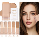 Multi-Use Foundation Stick Skin Tint Foundation Stick With Brush Makeup Matte Waterproof Thin and Cover Blemishes Makeup