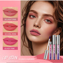 Peel Off Lip Stain Reveal Long Lasting Waterproof Pink Lip Tint Transfer Proof Non-stick Cup Natural Lip Stain Women's Cosmetics