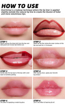 YOUNG VISION Tear-Off Lip Liner Peel-Off Lip Liner Matte Smudge-Free Hook & Loop Lip Pencil Makeup Pencil 3 color