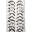 10 Pairs 3D Eyelash Natural Mink False Eyelashes Makeup Fake Eye Lashes Faux Cils Make up Beauty Tools maquillaje 15 Style