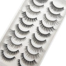 10 Pairs 3D Eyelash Natural Mink False Eyelashes Makeup Fake Eye Lashes Faux Cils Make up Beauty Tools maquillaje 15 Style