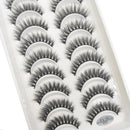 10 Pairs 3D Eyelash Natural Mink False Eyelashes Makeup Fake Eye Lashes Faux Cils Make up Beauty Tools maquillaje 15 Style
